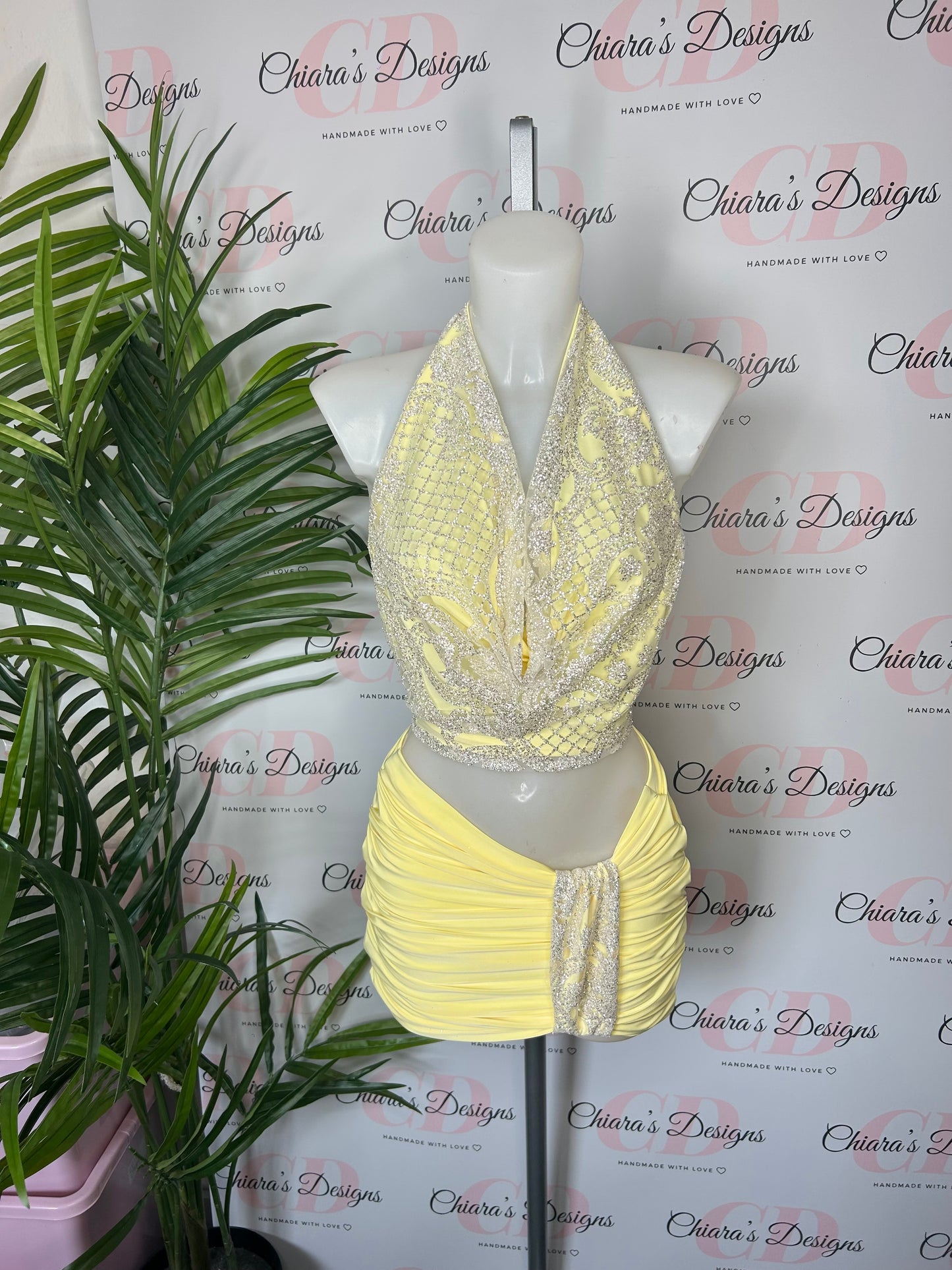 Glitter naya two piece (made to order)