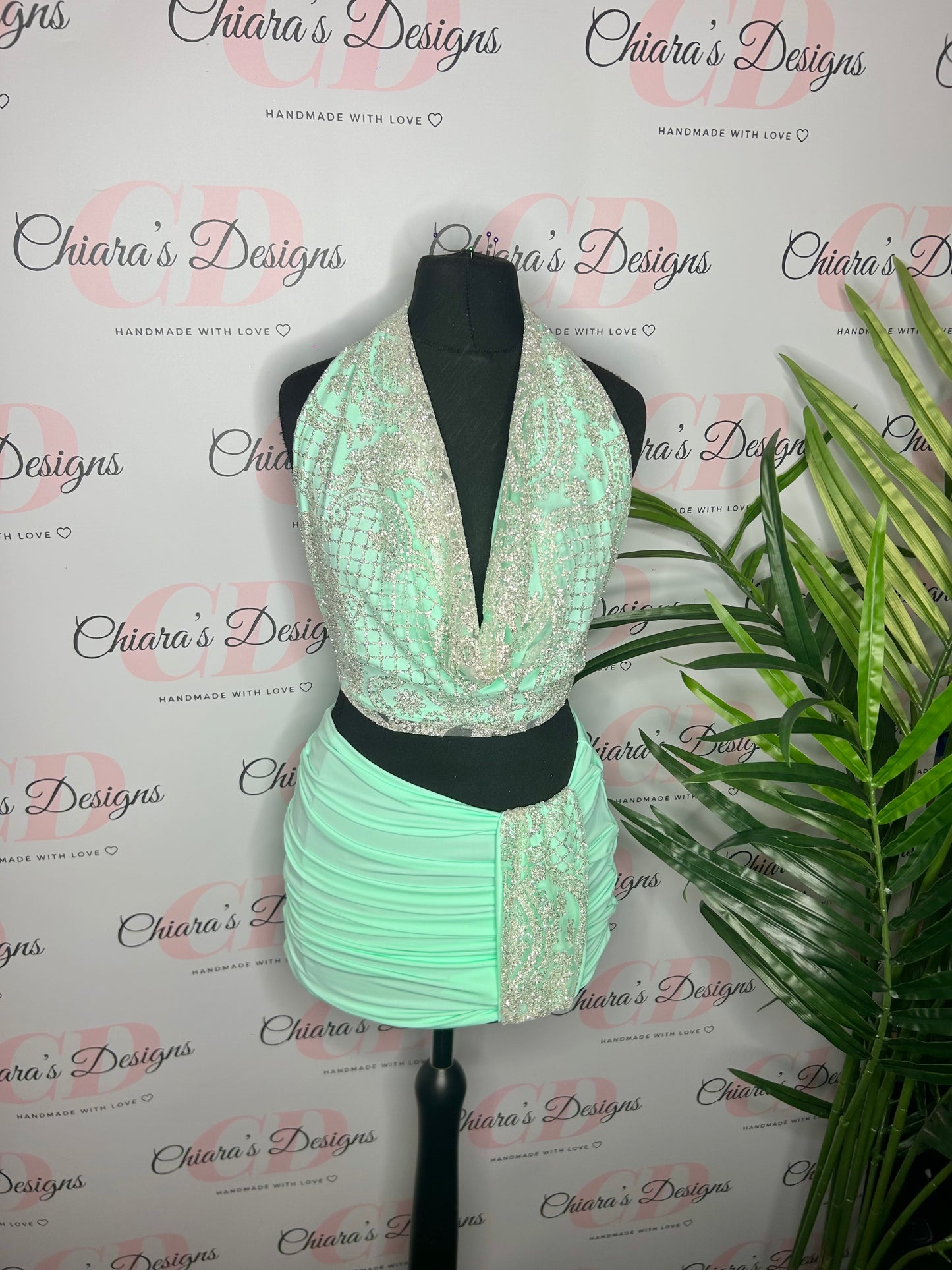 Glitter naya two piece (made to order)