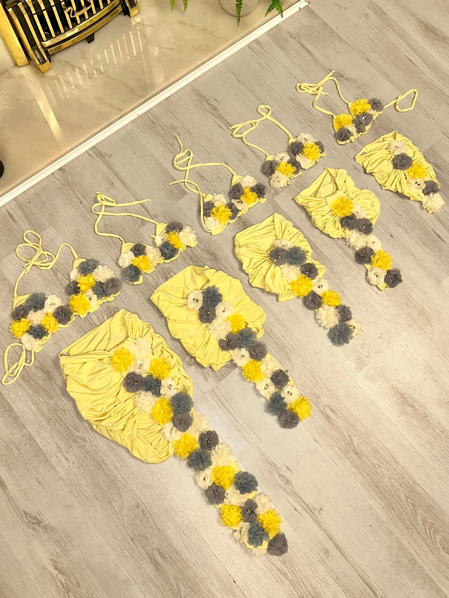 Flower swim set (made to order)