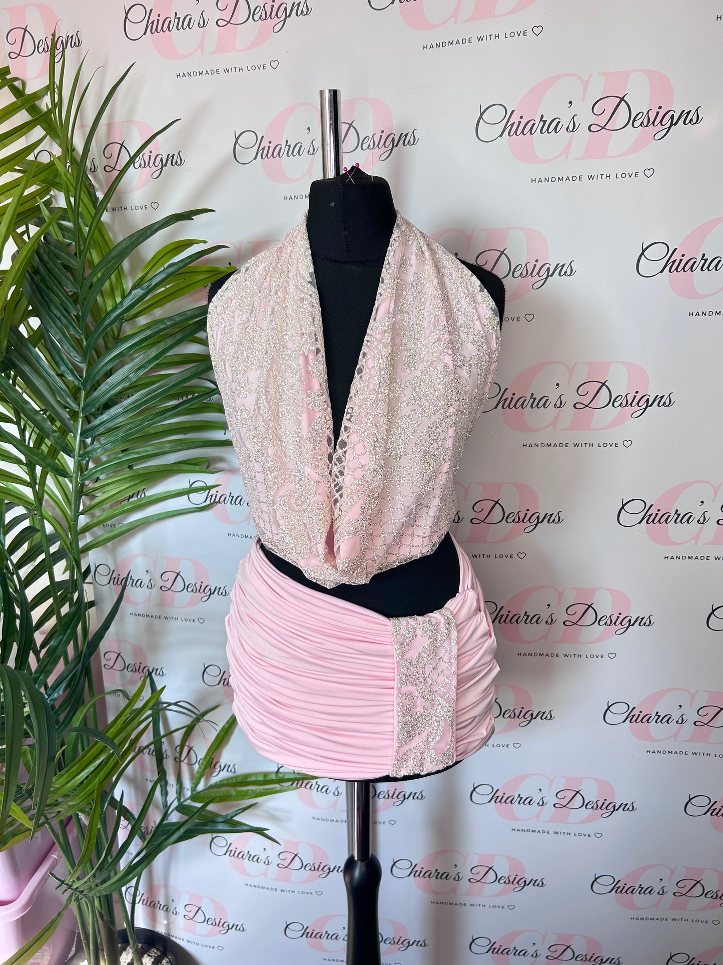 Glitter naya two piece (made to order)