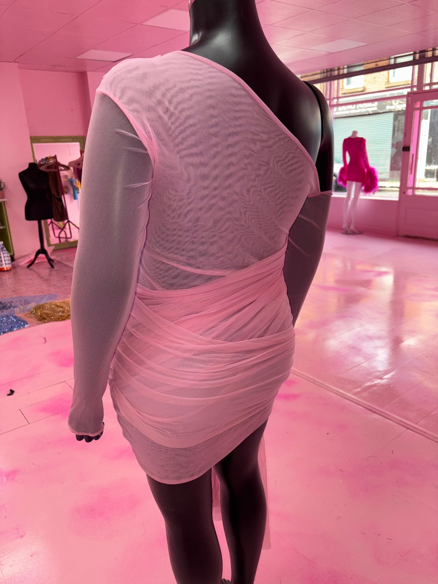 Mesh dress size (14 ready to send)