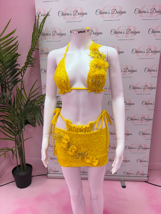 Lace sienna swim set (10-12 ready to send)